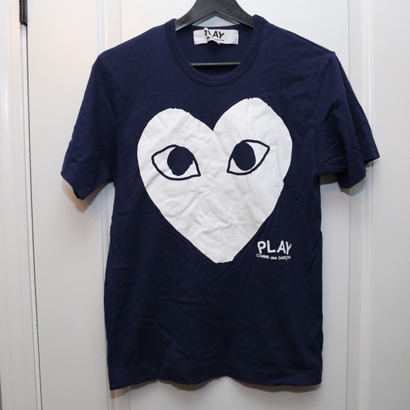 Comme des Garcons PLAY Other - Comme Des Garcons PLAY Navy Shirt